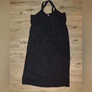 Universal Thread Black Maxi Dress Linen Womens Sleeveless Casual Size-3X